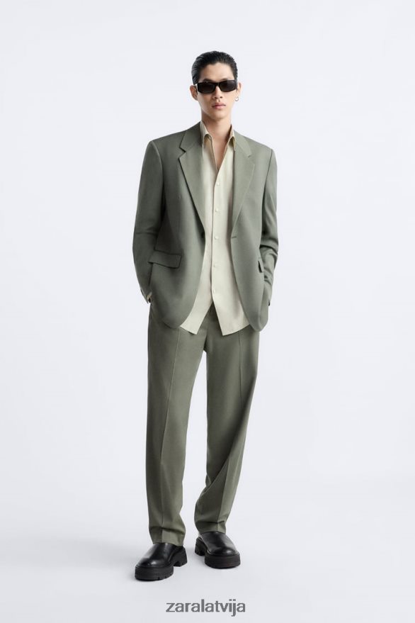 uzvalka jaka vīriešiem Zara zaļš 6ZTV401146 apģērbs