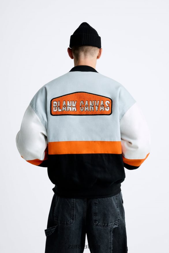 colorblock plākstera jaka vīriešiem Zara daudzkrāsains 6ZTV401109 apģērbs