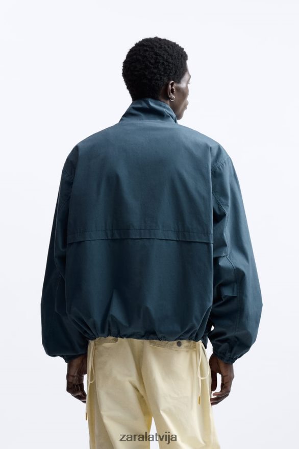 tehniskā jaka ierobežots izdevums vīriešiem Zara zils 6ZTV401126 apģērbs