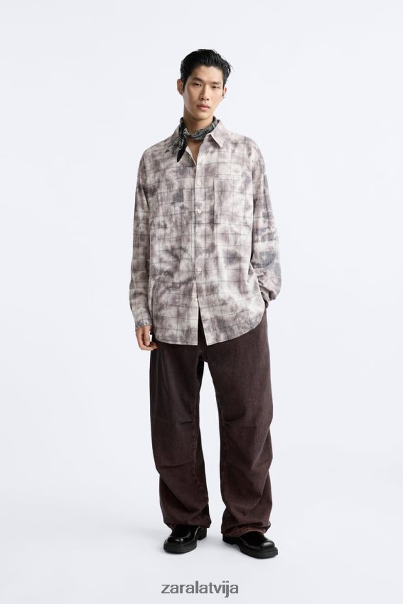 rūtains kaklasaites krāsas virskrekls vīriešiem Zara dažādi 6ZTV401191 apģērbs