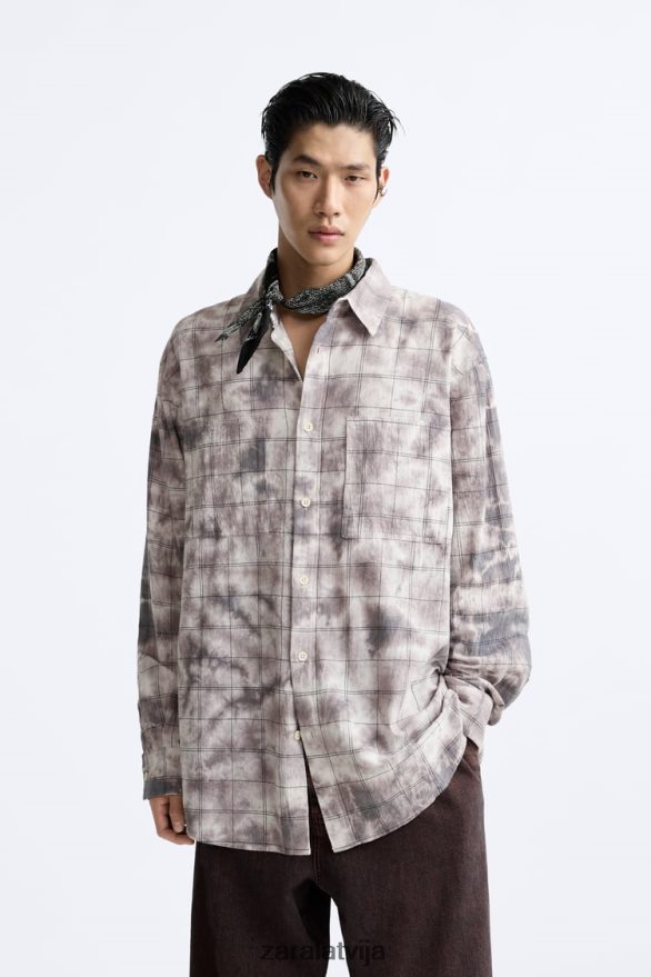 rūtains kaklasaites krāsas virskrekls vīriešiem Zara dažādi 6ZTV401191 apģērbs