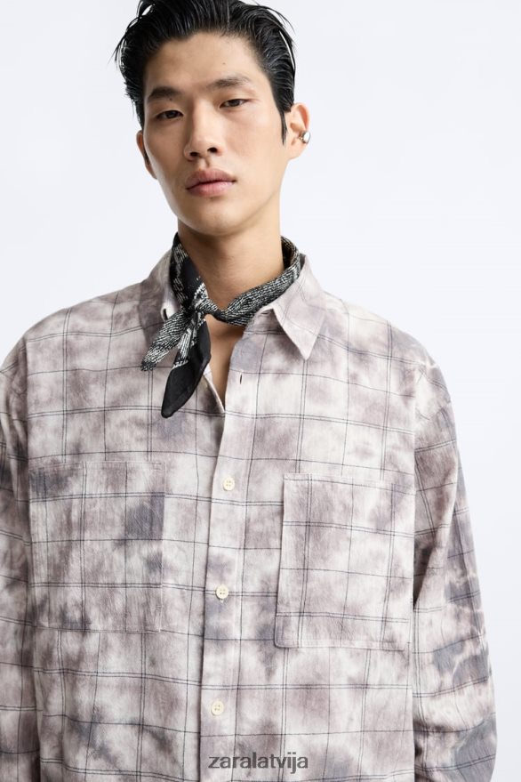 rūtains kaklasaites krāsas virskrekls vīriešiem Zara dažādi 6ZTV401191 apģērbs