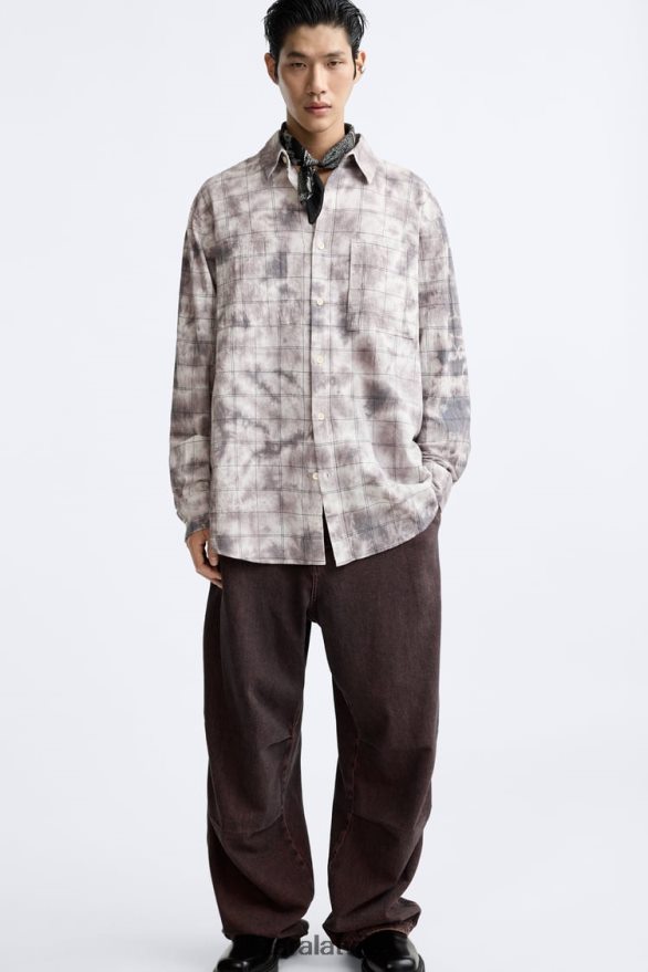 rūtains kaklasaites krāsas virskrekls vīriešiem Zara dažādi 6ZTV401191 apģērbs