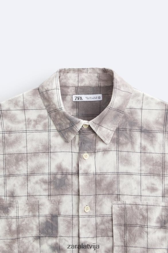rūtains kaklasaites krāsas virskrekls vīriešiem Zara dažādi 6ZTV401191 apģērbs